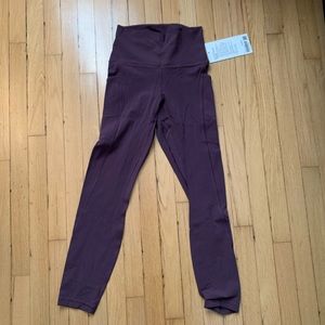 BNWT Align tights with pockets Lululemon size 4